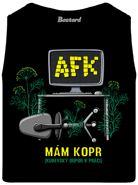 Mám kopr pánske tielko Black