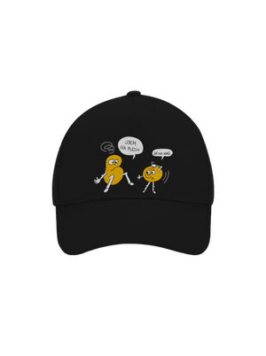 Opité zemiaky šiltovka baseballka Black
