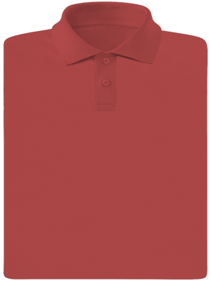 Bez potlače pánska polokošeľa Burgundy