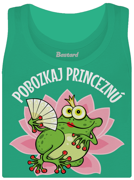 Pobozkaj princeznú a princa dámske tielko klasické Mint Mal