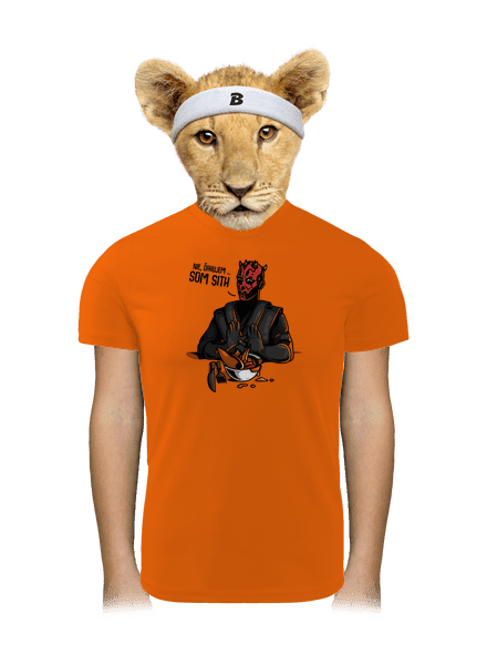 Som sith detské športové tričko Neon Orange