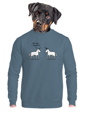 unisex mikina bez kapucne