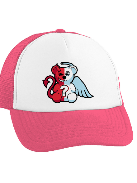 Anjel vs. diabol šiltovka truckerka Fluorescent Pink cap
