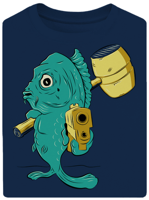 Posledná štedrovečerná unisex tričko oversized Midnight Blue