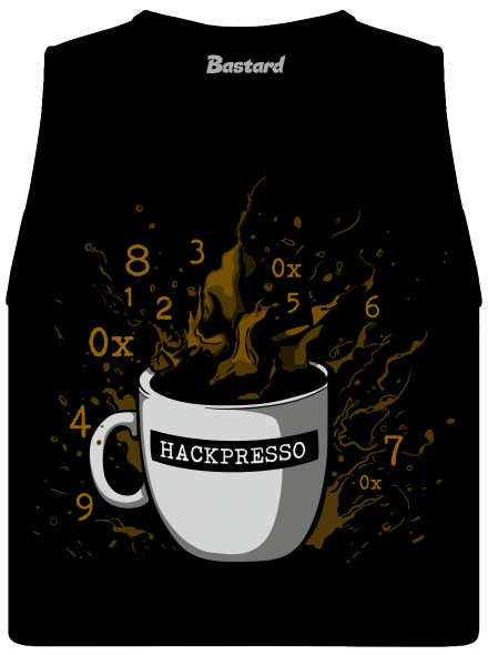 Hackpresso  dámske tielko voľné Black