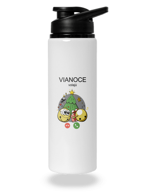 Vianoce volajú flaša na vodu White