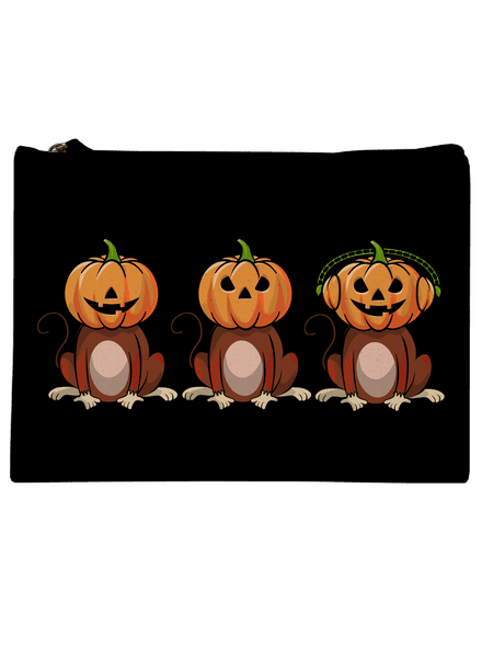 Halloween opičky taštička Black