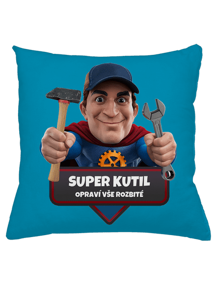 Super otec vankúš Blue Turquoise