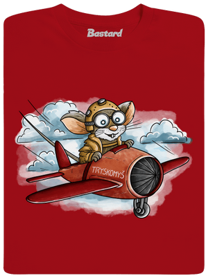 Tryskomyš detské tričko Red