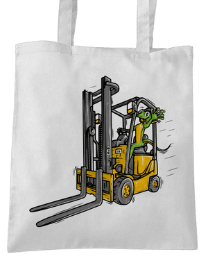 Ještěrka taška White