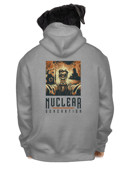 Nuclear generation pánska mikina na zips Light Melange