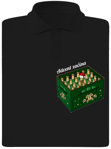 Advent začína pánska polokošeľa Black