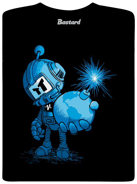 Časovaná bomba detské tričko Black