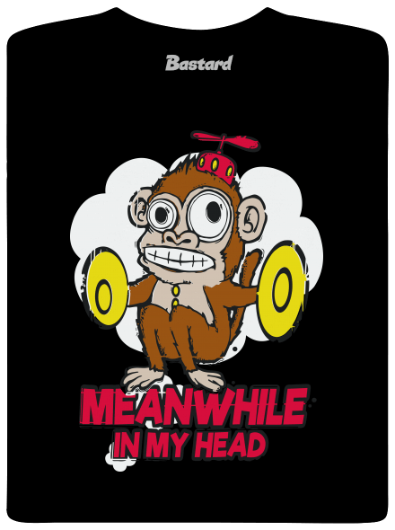 Monkey in my head detské tričko Black