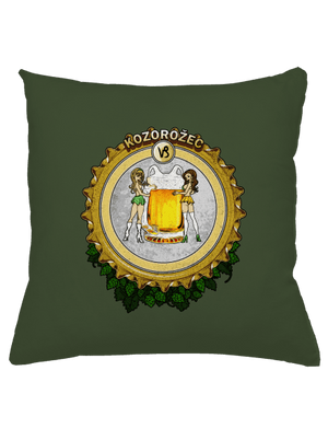 Pivný horoskop: Kozorožec vankúš Olive Green