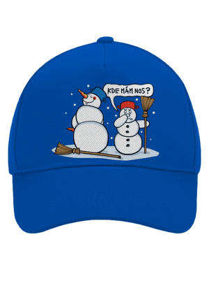 Kde mám nos? šiltovka baseballka Bright Royal