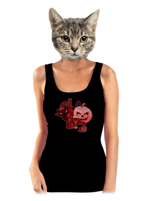 Hello, víno dámske tielko klasické Black