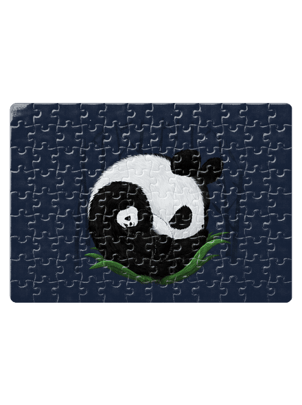 Dve spiace pandy puzzle White