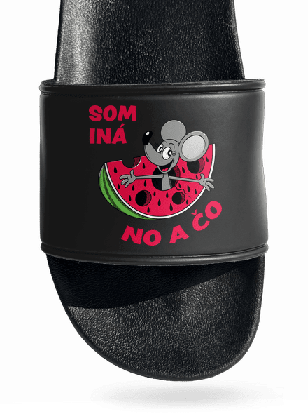 Som iná šľapky Black
