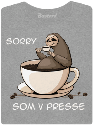 V presse dámske tričko Dark Gray Melange