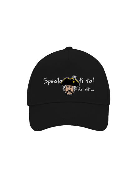 Spadlo ti to šiltovka baseballka Black