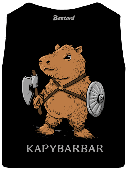 Kapybarbar pánske tielko Black