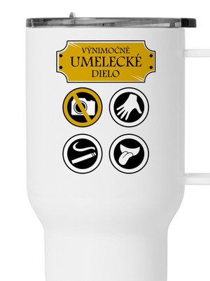 Umelecké dielo termohrnček White