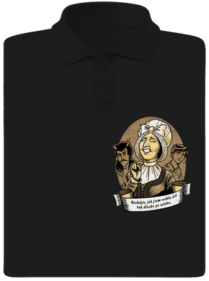 B14: Dorota Máchalová pánska polokošeľa Black