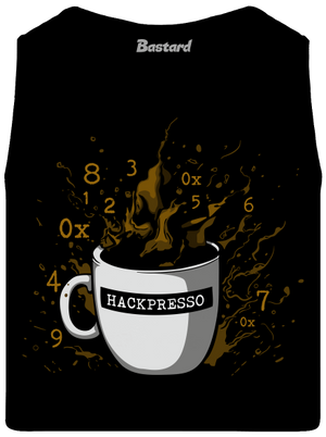 Hackpresso  pánske tielko Black