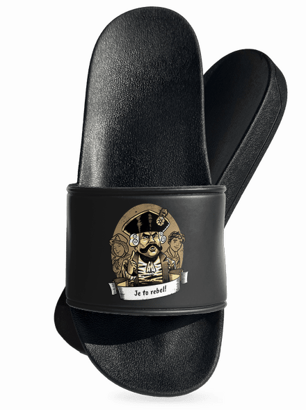 B14: S čerty nejsou žerty šľapky Black