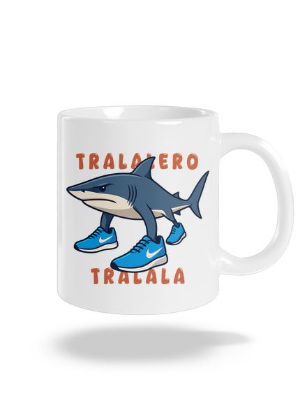 Tralalero Tralala – Italian Brainrot klasický hrnček White