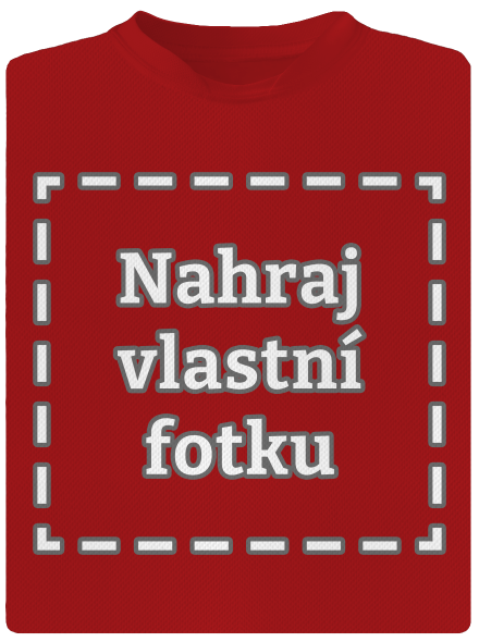 Vlastná potlač pánske športové tričko Red Mal