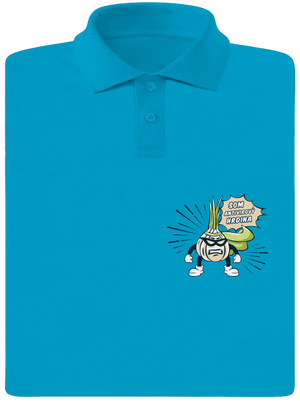 Antivirový hrdina pánska polokošeľa Blue Atol