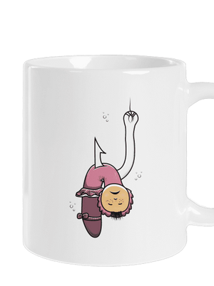 Dáda na rybách klasický hrnček White