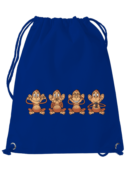 Opička s mobilom vak Royal Blue Mal