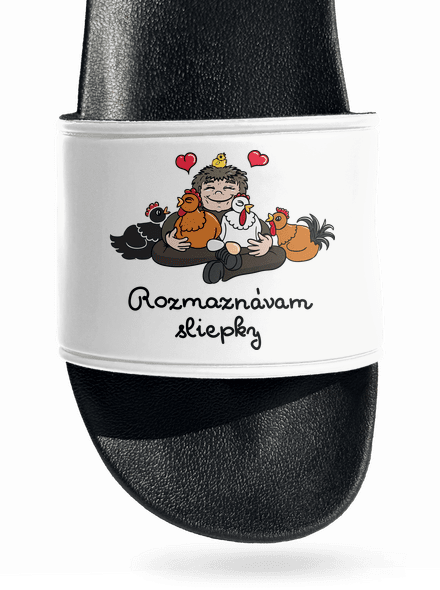Rozmaznávam sliepky šľapky White