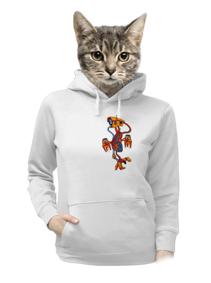 dámska mikina klokanka