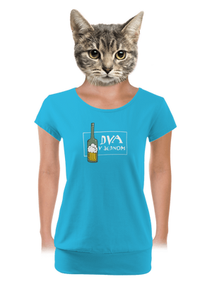 dámske tričko s lemom