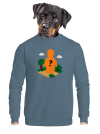 unisex mikina bez kapucne