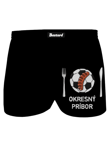 Okresný príbor pánske trenky Black
