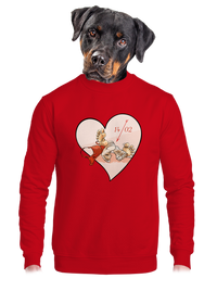 unisex mikina bez kapucne