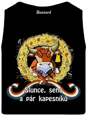 Slunce, seno a pár kapesníků pánske tielko Black