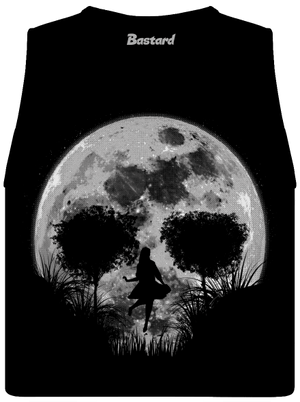 Smrtiaci spln dámske tielko voľné Black