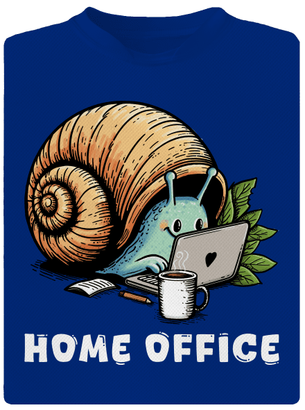 Slimákov home office pánske športové tričko Royal Blue Mal
