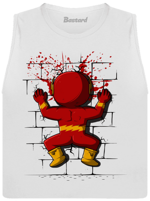 Flash dámske tielko voľné White