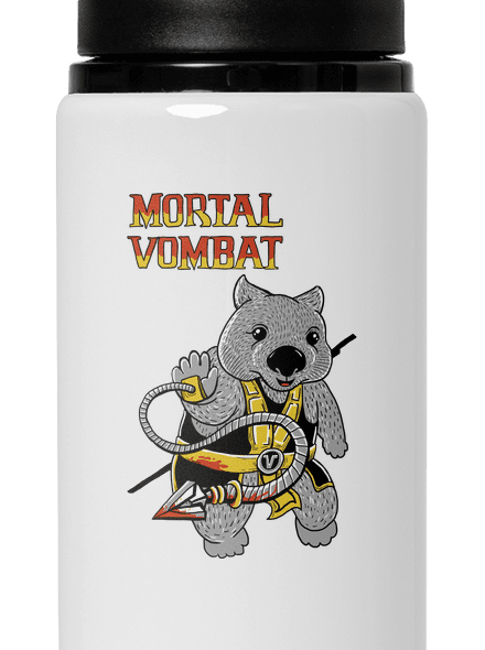Mortal Vombat flaša na vodu White
