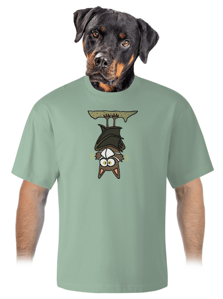 Nanopier unisex tričko oversized Sage