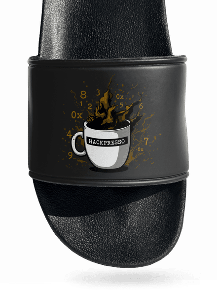 Hackpresso  šľapky Black