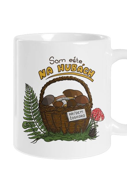 Na hubách klasický hrnček White