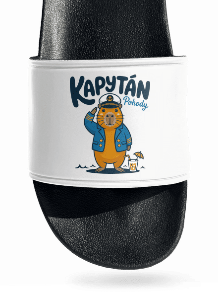 Kapytán pohody šľapky White